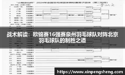战术解读：欧锦赛16强赛泉州羽毛球队对阵北京羽毛球队的制胜之道